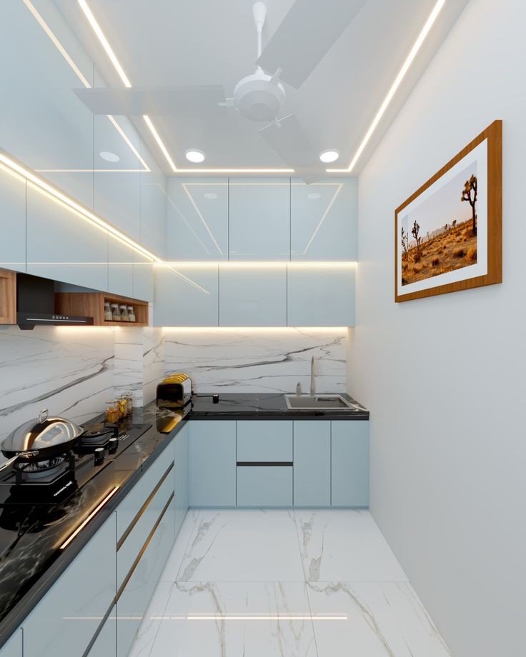 Contemporary kitchen interior